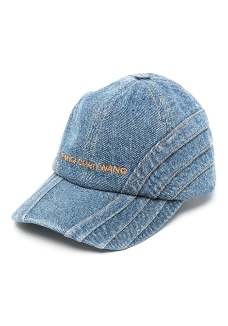 Blue denim baseball cap Feng chen wang - unisex FENG CHEN WANG | FUF18AC06BL